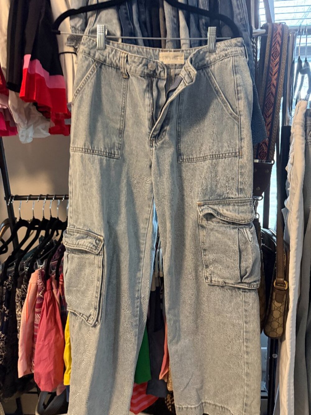 MISS LOVE Cargo Jeans Size S